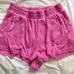 aerie offline terry shorts